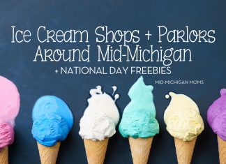 Ice Cream Shops + Parlors Around Mid-Michigan ice cream