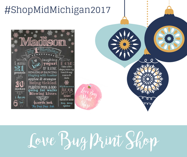 Mid-Michigan Holiday Gift Guide Love Bug Print Shop