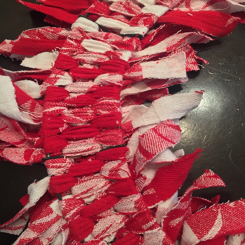 Christmas Rag Wreath