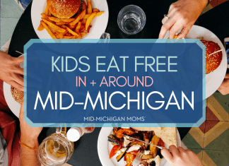 Kids Eat Free & Almost Free In + Around Mid-Michigan kids eat free