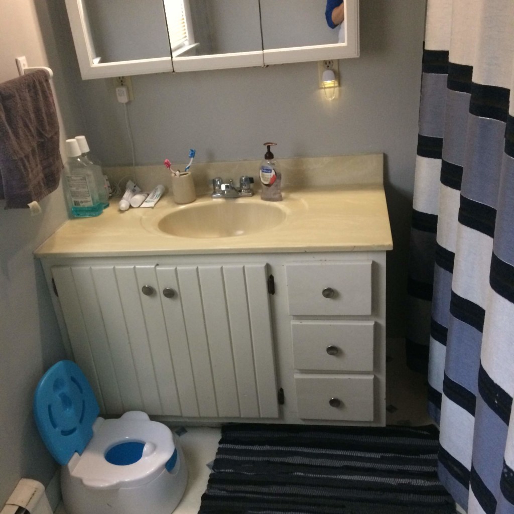bathroom floor