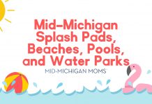 Mid-Michigan Splash Pads, Beaches, Pools, and Water Parks splash pad