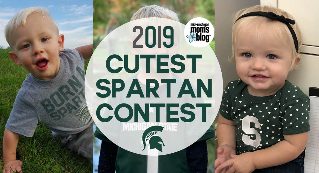 Announcing Our 2019 Mid-Michigan Moms Blog Cutest Spartan Contest
