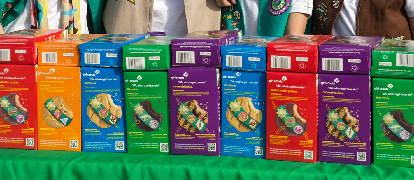 group fundraiser: girl scout cookies