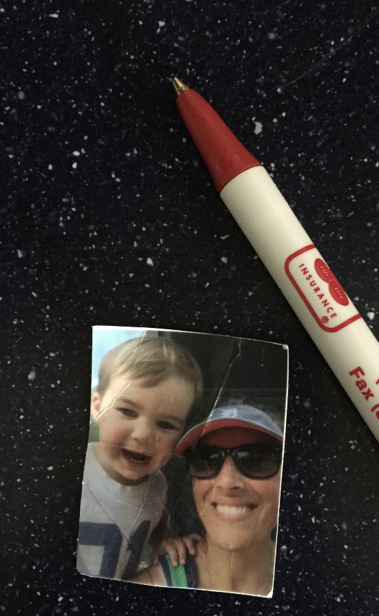 Mom and son selfie, photo