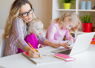 How to Manage {and Survive} Working from Home with Kids