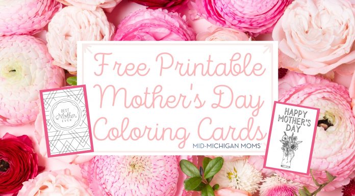 Free Printable Mother’s Day Coloring Cards mother's day