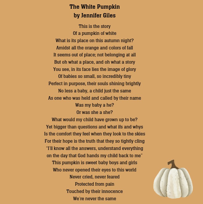 white pumpkin project