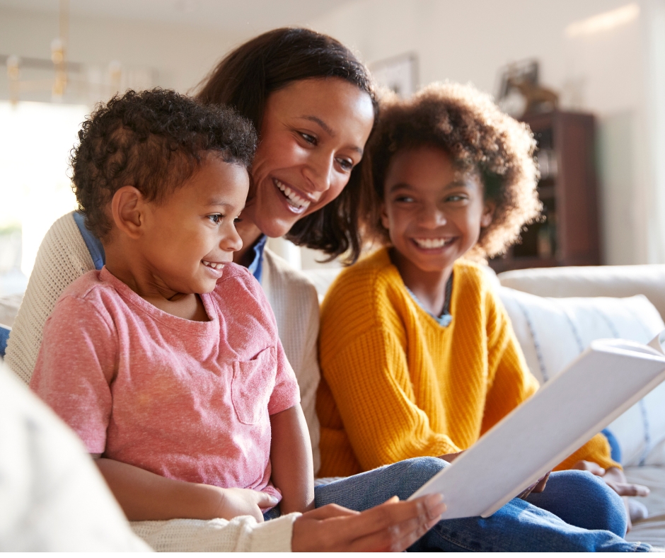 reading books to kids