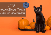 2025 Mid-Michigan Trick-or-Treat Times 2025 trick or treat times