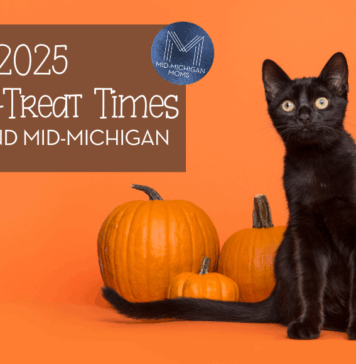 2025 Mid-Michigan Trick-or-Treat Times 2025 trick or treat times