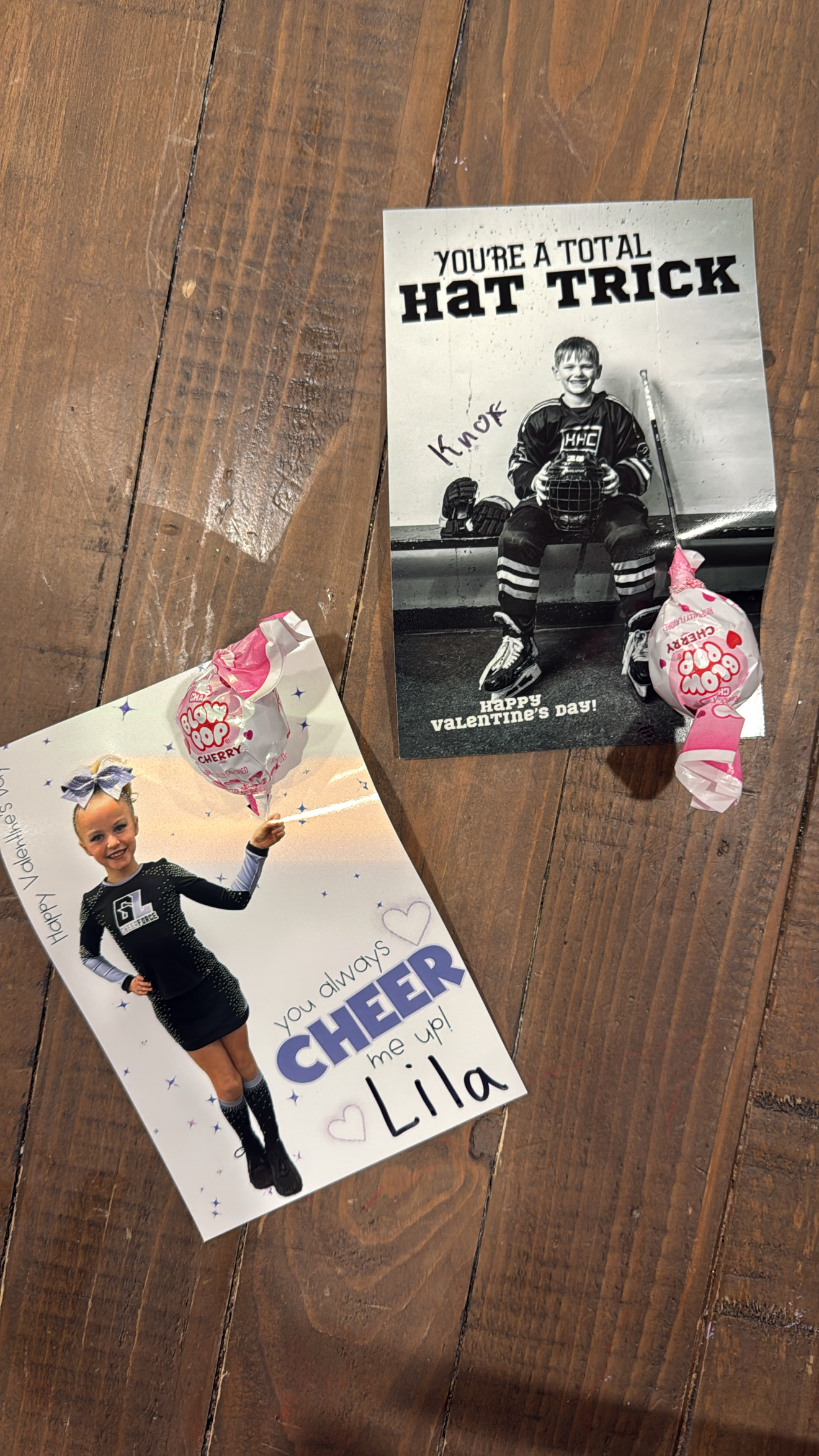 DIY valentines print own photos